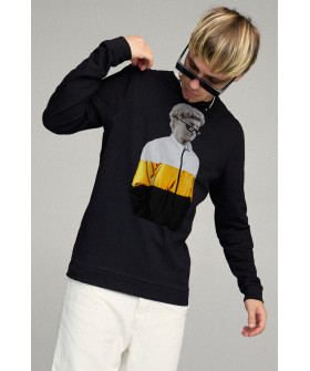 Men's sweatshirt BASIC /no flis/