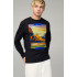 Men's sweatshirt BASIC /no flis/