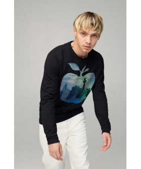 Men's sweatshirt BASIC /no flis/