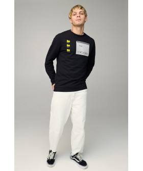 Світшот чоловічий BASIC /no flis/