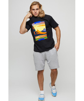 Футболка мужская базовая /air print/