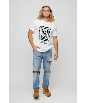 Футболка мужская базовая /air print/