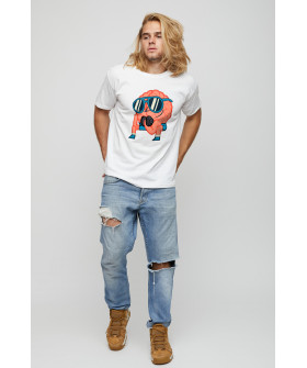 Футболка мужская базовая /air print/