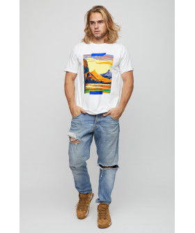 Men's T-shirt basic /air print/