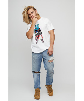 Футболка мужская базовая /air print/