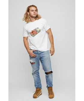 Футболка мужская базовая /air print/