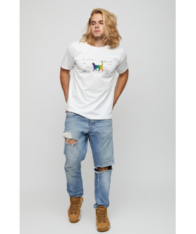 Футболка мужская базовая /air print/