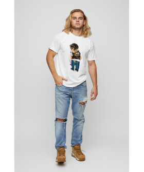 Футболка мужская базовая /air print/