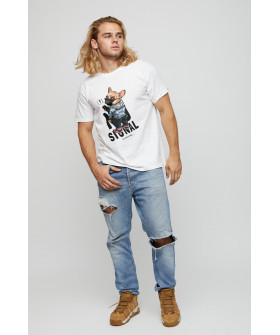 Футболка чоловіча basic /air print/