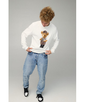 Men's sweatshirt BASIC /no flis/