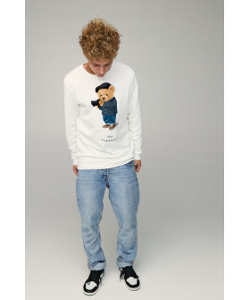 Men's sweatshirt BASIC /no flis/