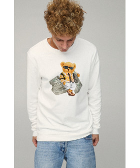 Men's sweatshirt BASIC /no flis/