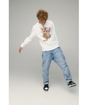 Men's sweatshirt BASIC /no flis/