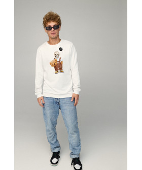 Men's sweatshirt BASIC /no flis/