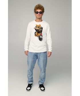 Men's sweatshirt BASIC /no flis/