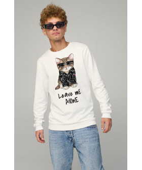 Men's sweatshirt BASIC /no flis/