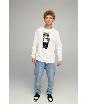 Світшот чоловічий BASIC /no flis/