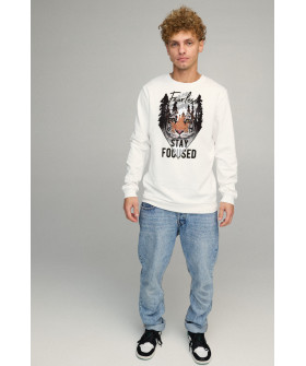 Men's sweatshirt BASIC /no flis/
