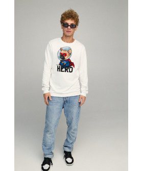 Світшот чоловічий BASIC /no flis/