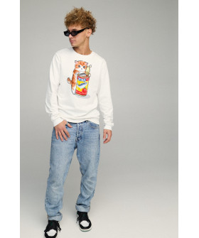 Men's sweatshirt BASIC /no flis/