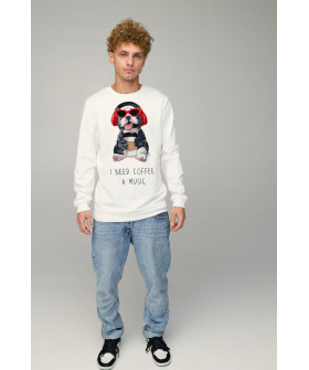 Світшот чоловічий BASIC /no flis/