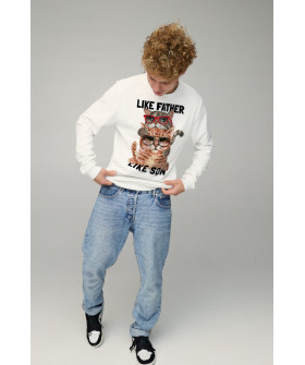 Men's sweatshirt BASIC /no flis/
