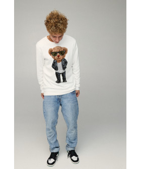 Men's sweatshirt BASIC /no flis/