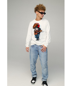 Men's sweatshirt BASIC /no flis/