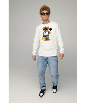 Men's sweatshirt BASIC /no flis/