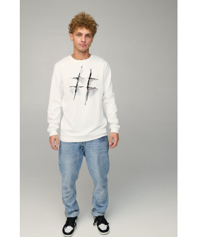 Men's sweatshirt BASIC /no flis/