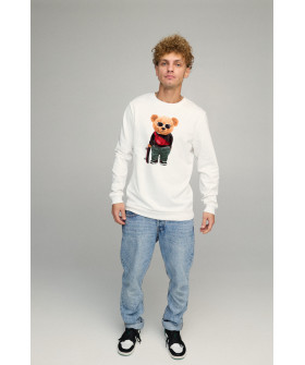 Men's sweatshirt BASIC /no flis/