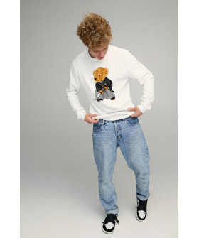 Men's sweatshirt BASIC /no flis/