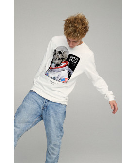 Men's sweatshirt BASIC /no flis/