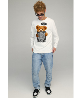 Men's sweatshirt BASIC /no flis/