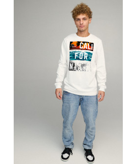 Men's sweatshirt BASIC /no flis/