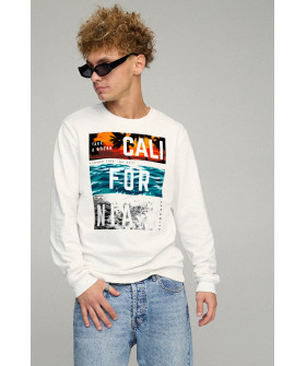 Men's sweatshirt BASIC /no flis/