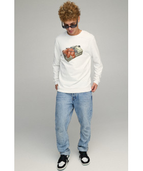 Світшот чоловічий BASIC /no flis/