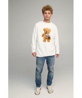 Sweatshirt men's OVERSIZE /no flis/