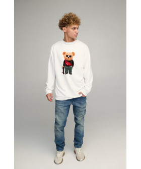 Sweatshirt men's OVERSIZE /no flis/