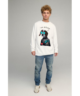 Світшот чоловічий OVERSIZE /no flis/