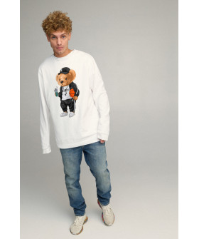 Sweatshirt men's OVERSIZE /no flis/