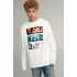 Sweatshirt men's OVERSIZE /no flis/