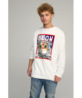 Sweatshirt men's OVERSIZE /no flis/