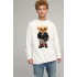 Sweatshirt men's OVERSIZE /no flis/