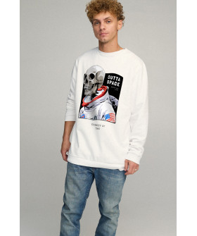 Sweatshirt men's OVERSIZE /no flis/