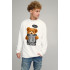 Sweatshirt men's OVERSIZE /no flis/