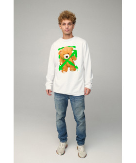 Sweatshirt men's OVERSIZE /no flis/