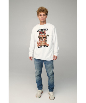 Sweatshirt men's OVERSIZE /no flis/