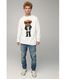 Світшот чоловічий OVERSIZE /no flis/