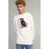 Sweatshirt men's OVERSIZE /no flis/